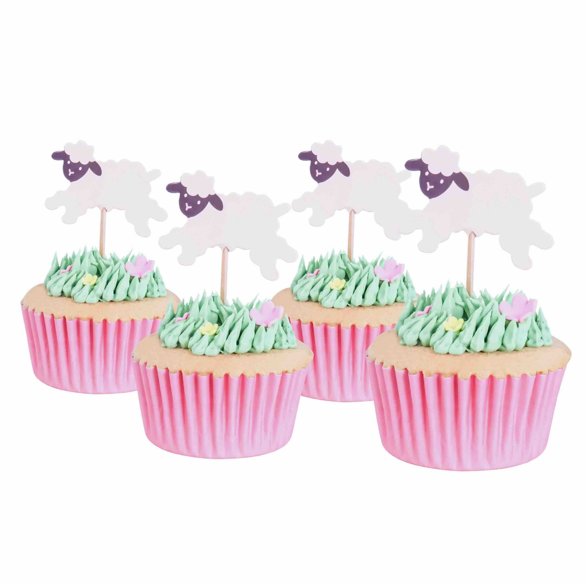 Cupcake Topper - Oster Schaf - 24 Stk