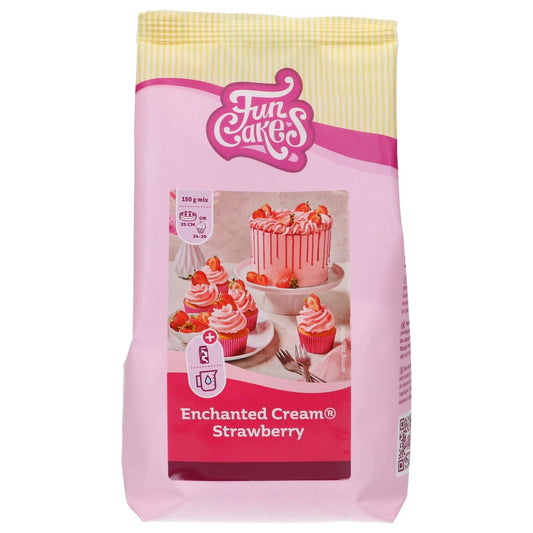 Funcakes Mischung Enchanted Cream - Erdbeer - 450g