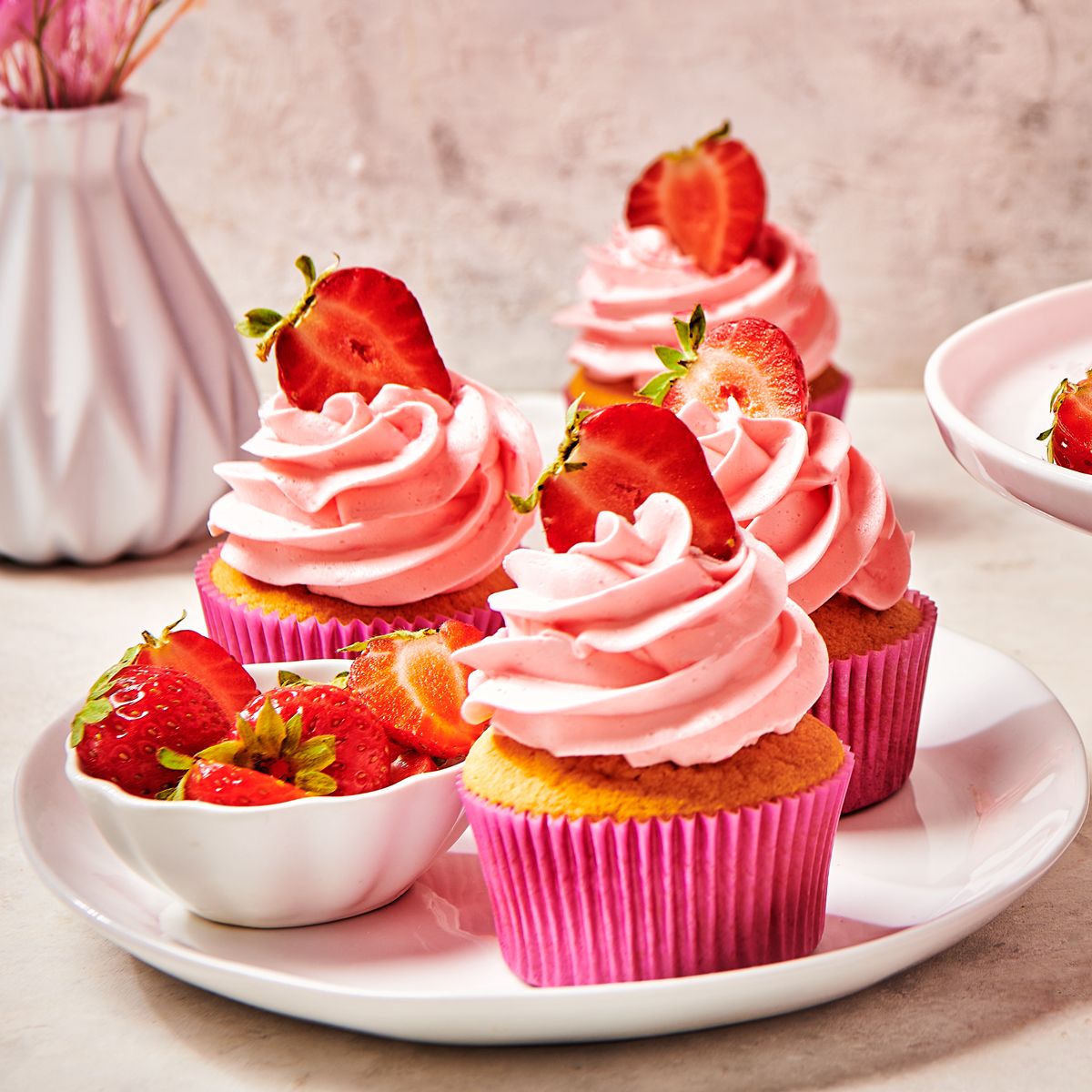 Funcakes Mischung Enchanted Cream - Erdbeer - 450g