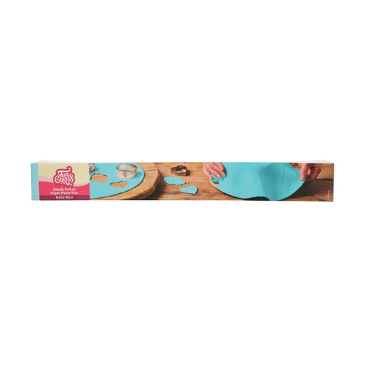 Funcakes - Ausgerollte Fondant Decke - Baby Blau
