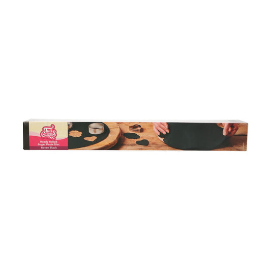 Funcakes - Ausgerollte Fondant Decke - Schwarz