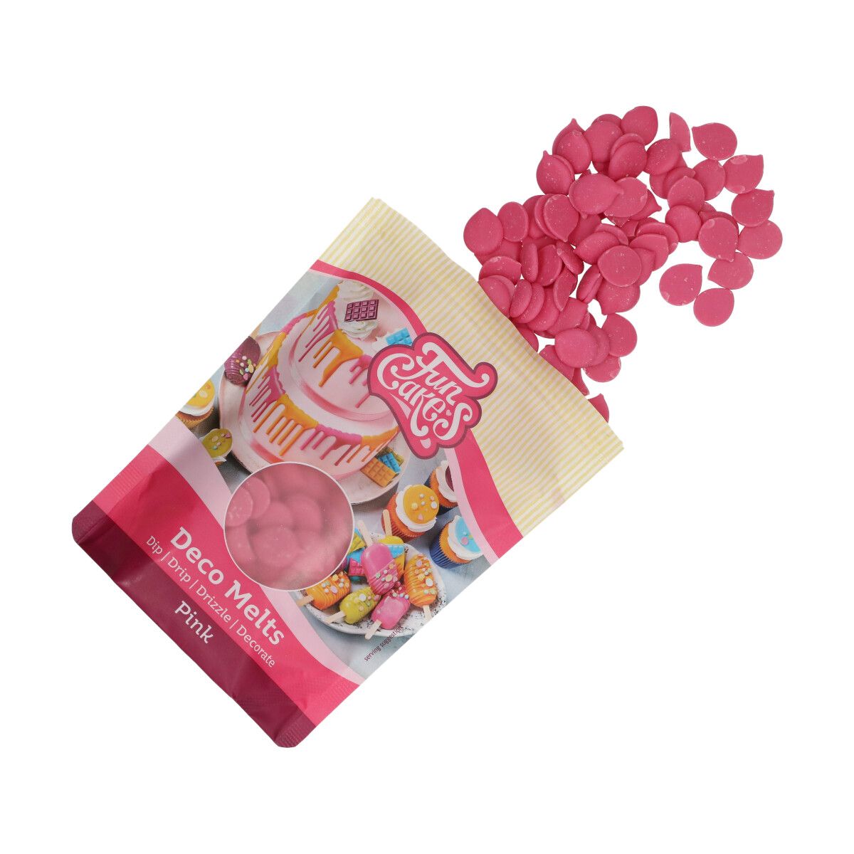 Funcakes - Deco Melts - Rosa - 250g