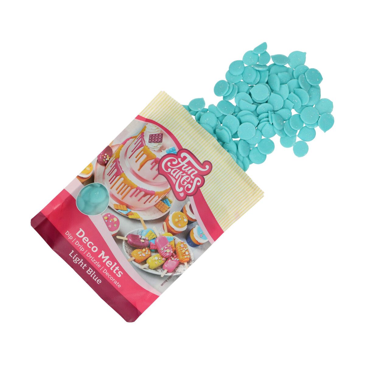 Funcakes - Deco Melts - Hellblau - 250g