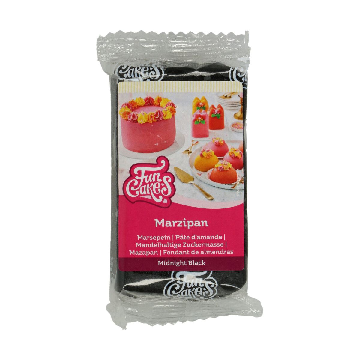 Funcakes Marzipan - schwarz - 250g