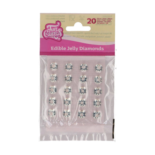FunCakes Essbare Jelly Diamonds