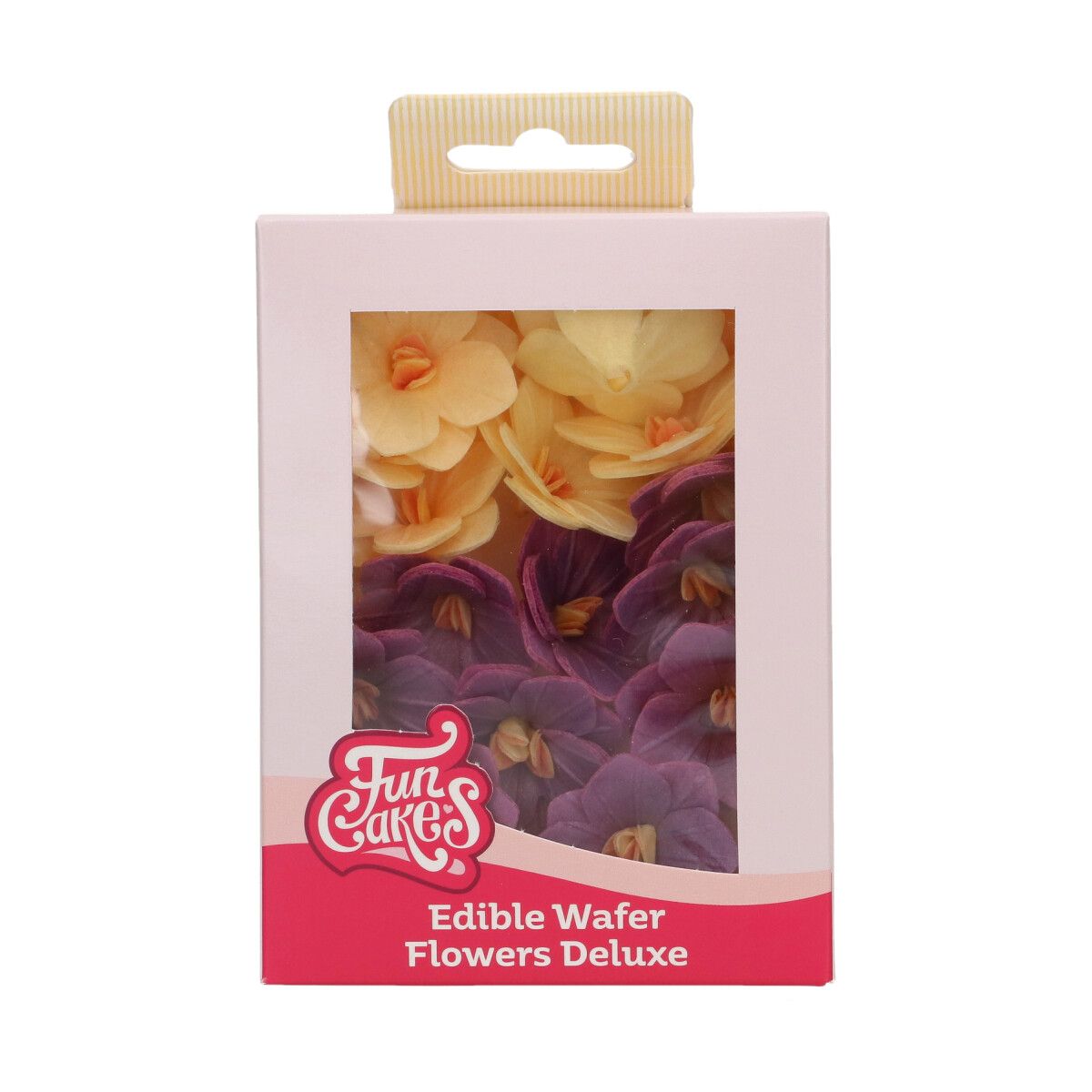 Funcakes Essbare Papierblumen - Deluxe Hortensien lila/gelb - klein