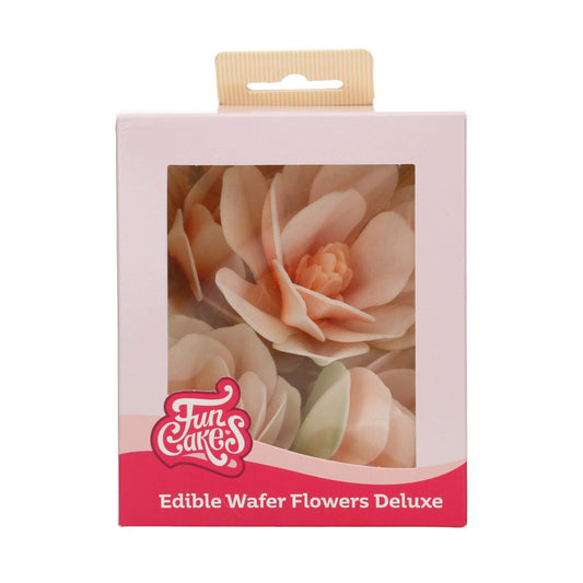 Funcakes Essbare Papierblumen Deluxe Magnolie weiss - Gross
