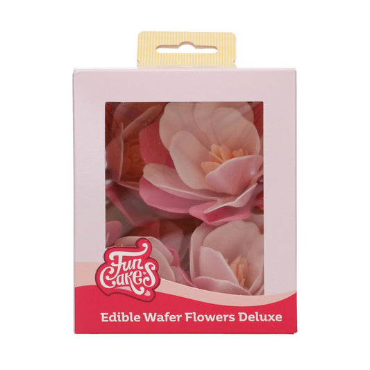 Funcakes Essbare Papierblumen Deluxe Magnolie rosa - Gross