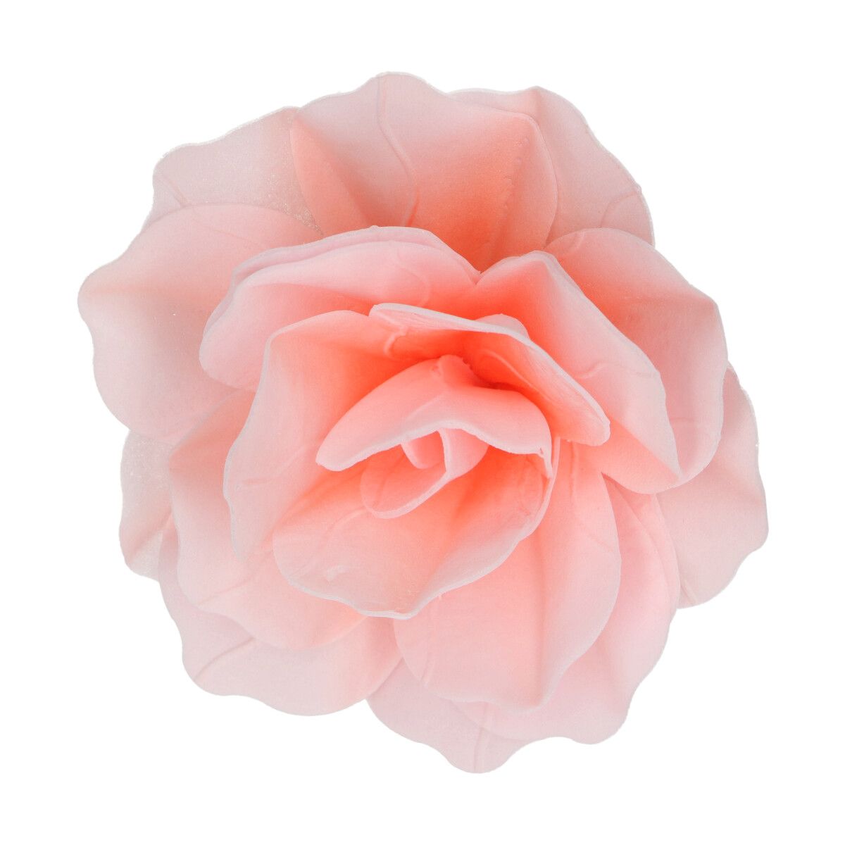 Funcakes Essbare Papierblumen - Deluxe Rose Pastella rosa - gross