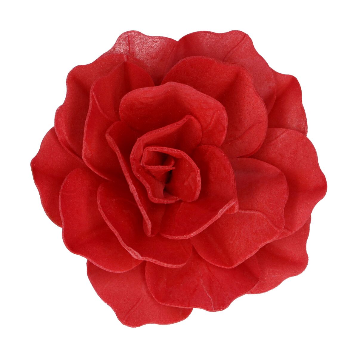 Funcakes Essbare Papierblumen Deluxe Rose Pastella Rot - Gross