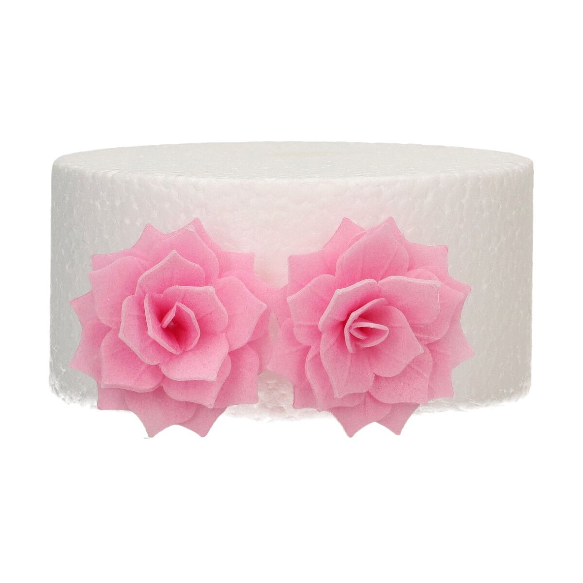 Funcakes Essbare Papierblumen - Deluxe Rose Pastella pink - medium