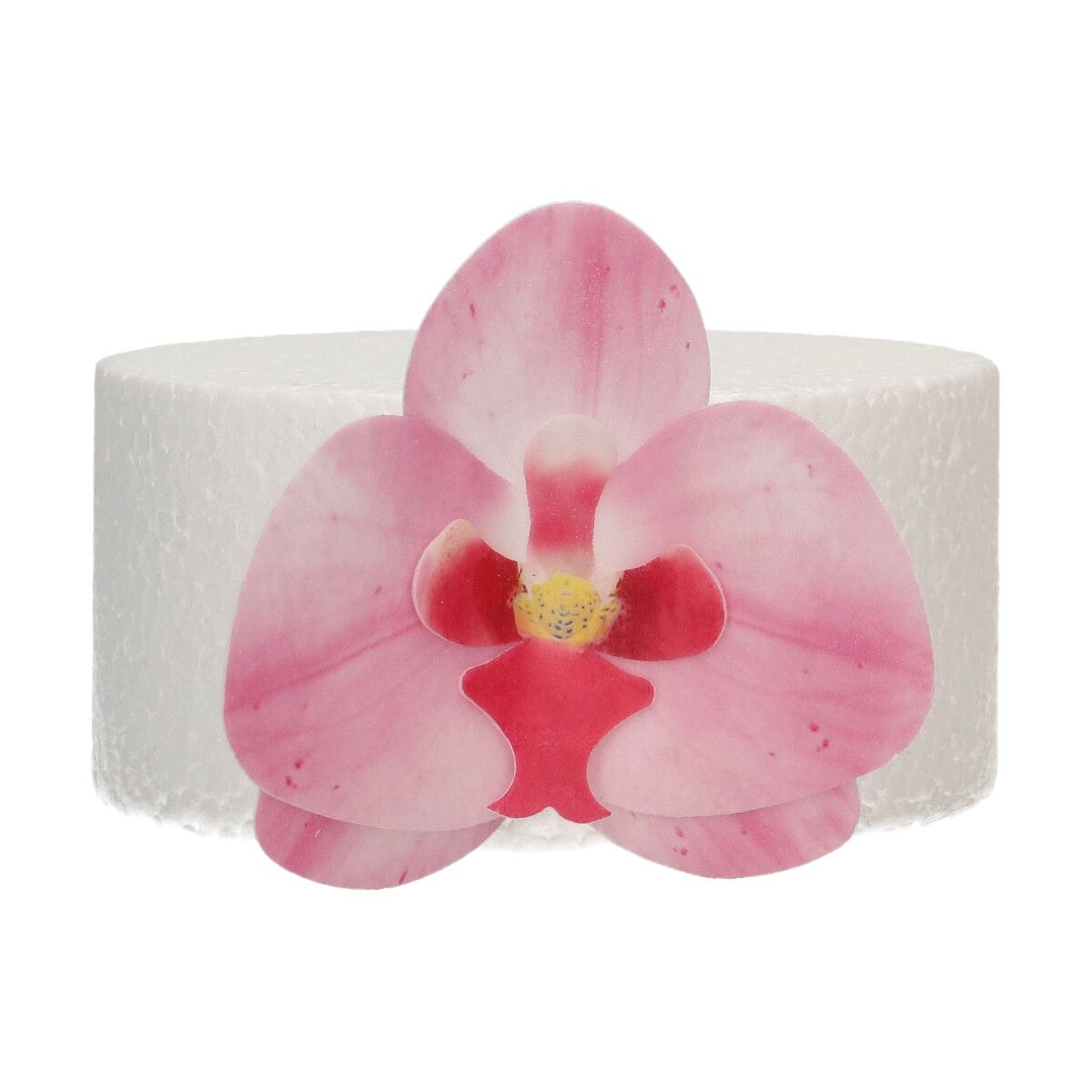 Funcakes Essbare Papierblumen Deluxe Orchidee Rosa - Mittel