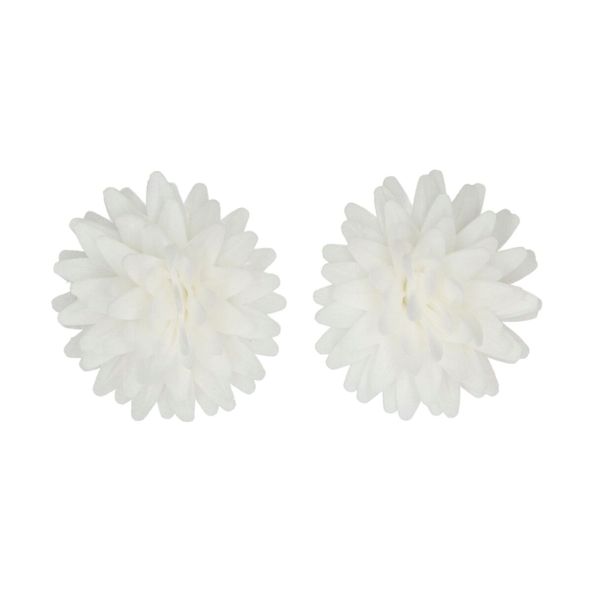 Funcakes Essbare Papierblumen - Deluxe Pompon Gänseblümchen Weiss - Mittel 