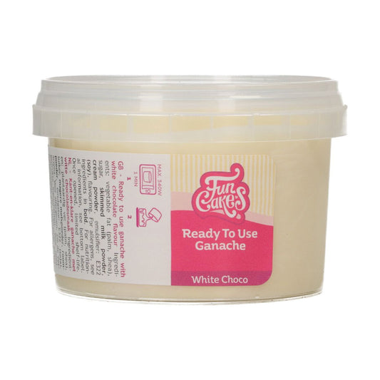 Funcakes gebrauchsfertige Ganache - weisse Schokolade - 260g