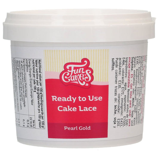 Funcakes Cake Lace - Gold - 200g 
