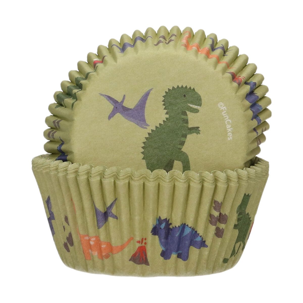 Funcakes Cupcake Backförmchen Dino