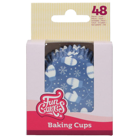Funcakes Backförmchen Cozy Winter   - 48 Stk