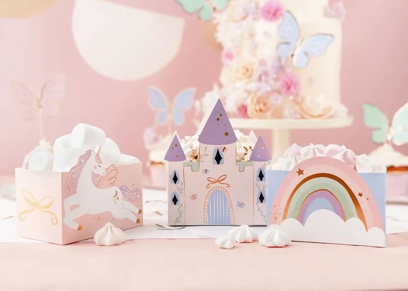 Snackbox - Schloss und Einhorn - 6 Stück