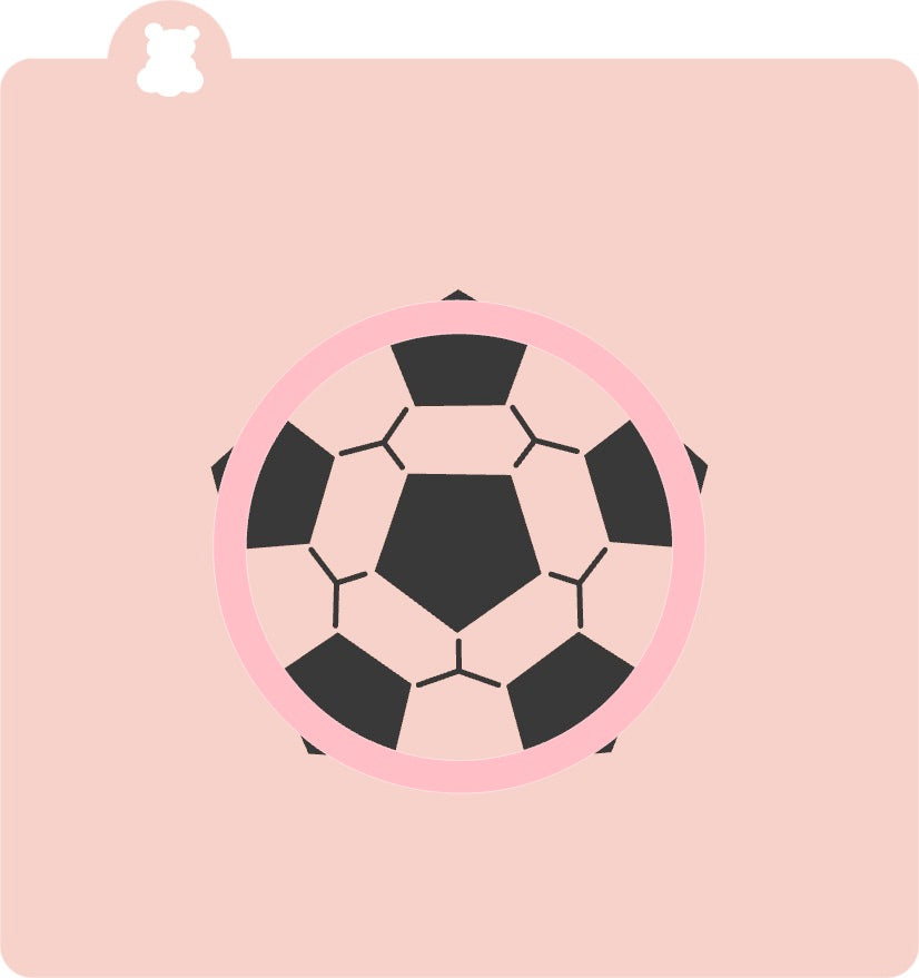 Schablone Fussball