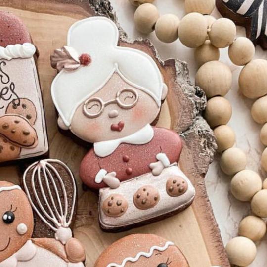 Ausstechform Mrs Santa