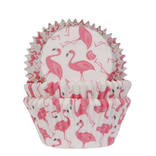 House of Marie Cupcake Backförmchen Flamingo