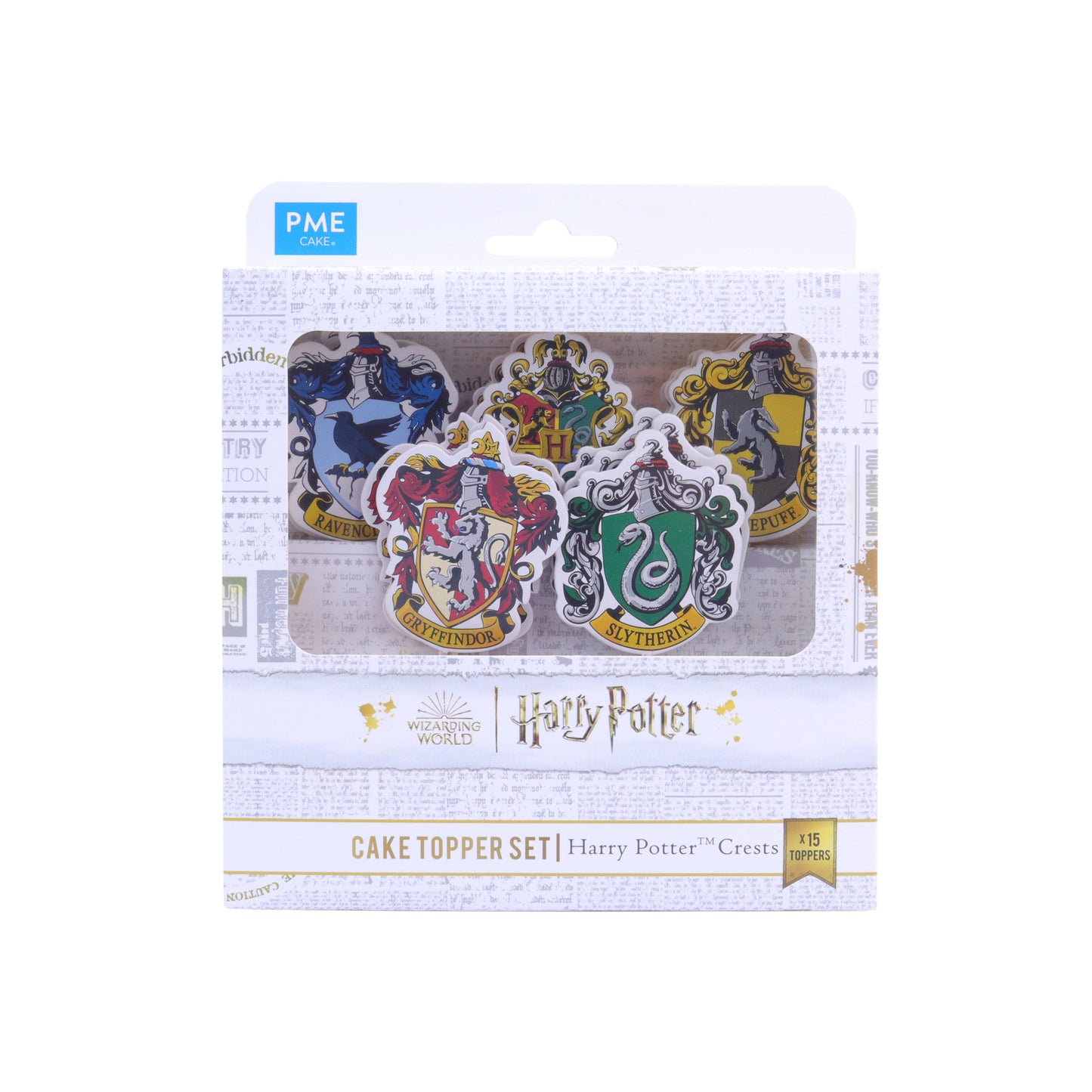 Harry Potter Cupcake Topper - Häuser - 15teilig