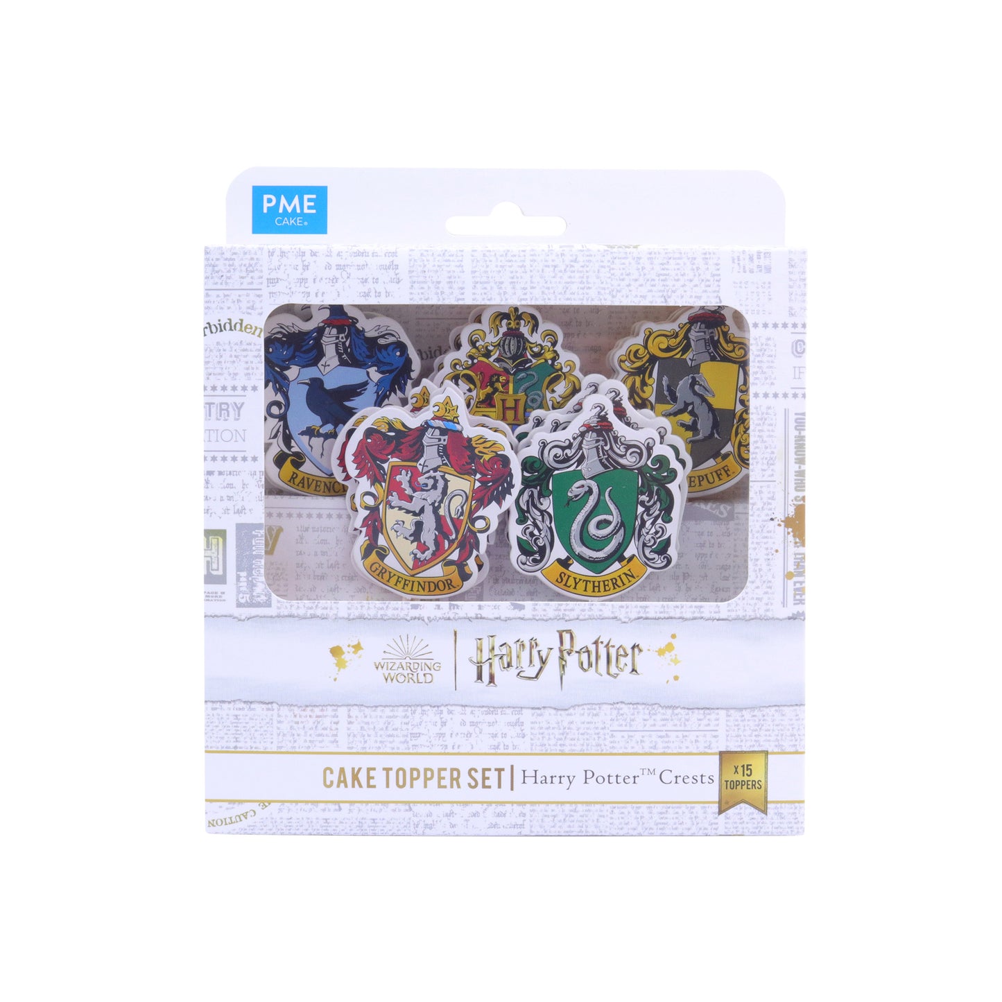 Harry Potter Cupcake Topper - Häuser - 15teilig