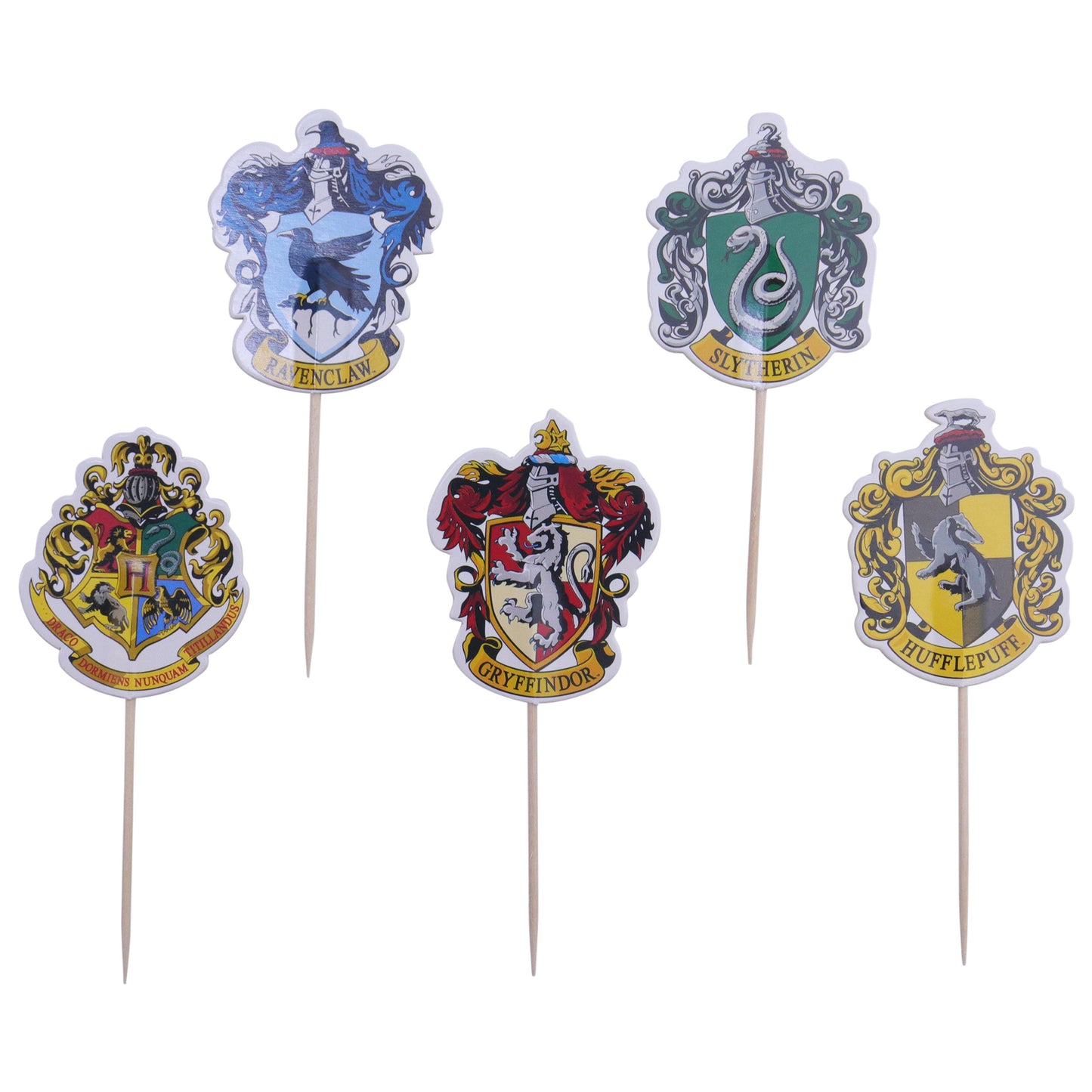 Harry Potter Cupcake Topper - Häuser - 15teilig