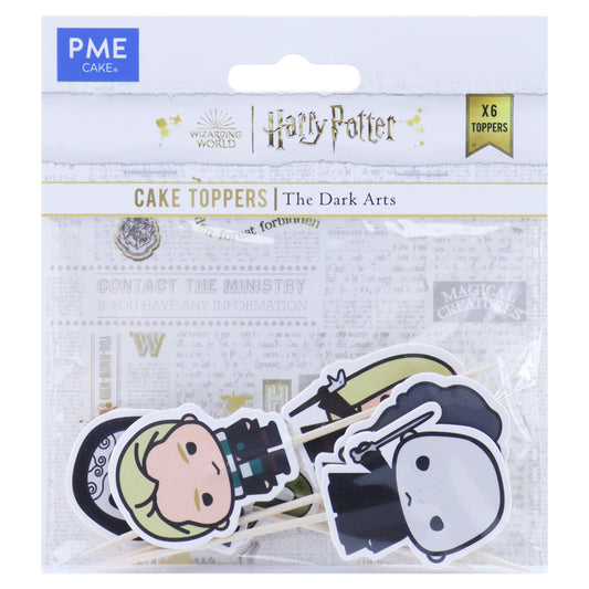 Harry Potter Cupcake Topper - The Dark Arts - 6teilig
