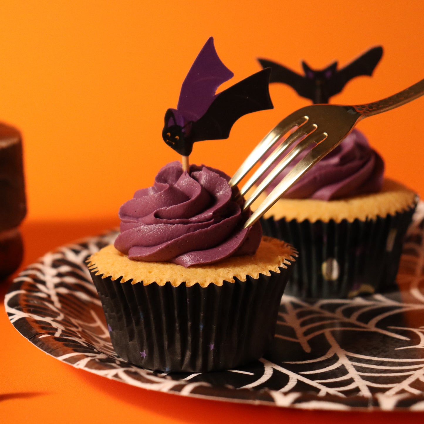 PME Cupcake Backförmchen inkl. Topper - Fledermaus
