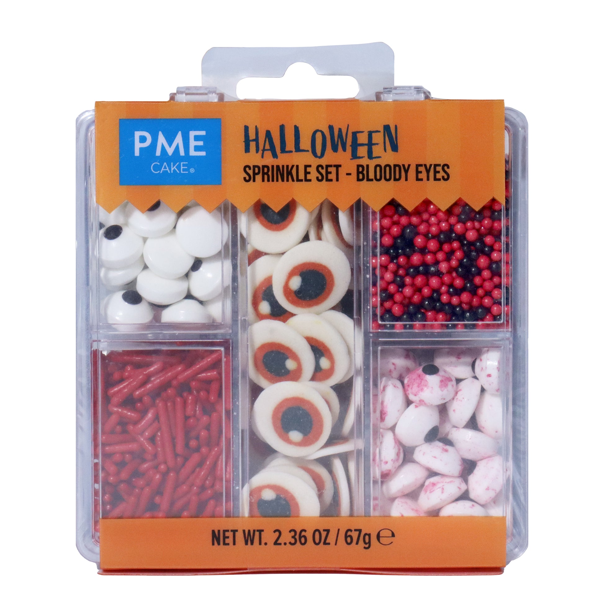 PME Halloween Zuckerstreusel - 5in1 Blutige Augen