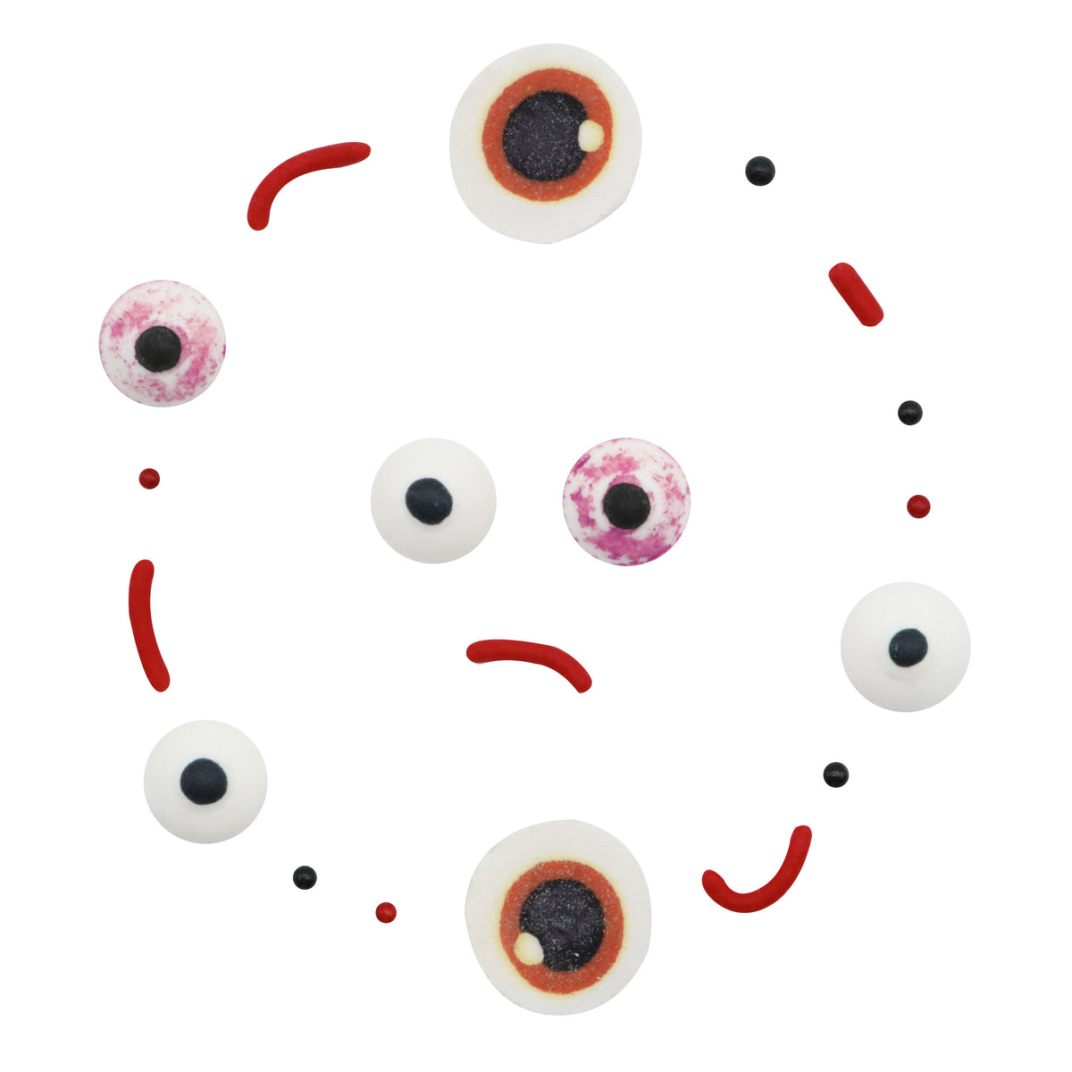 PME Halloween Zuckerstreusel - 5in1 Blutige Augen