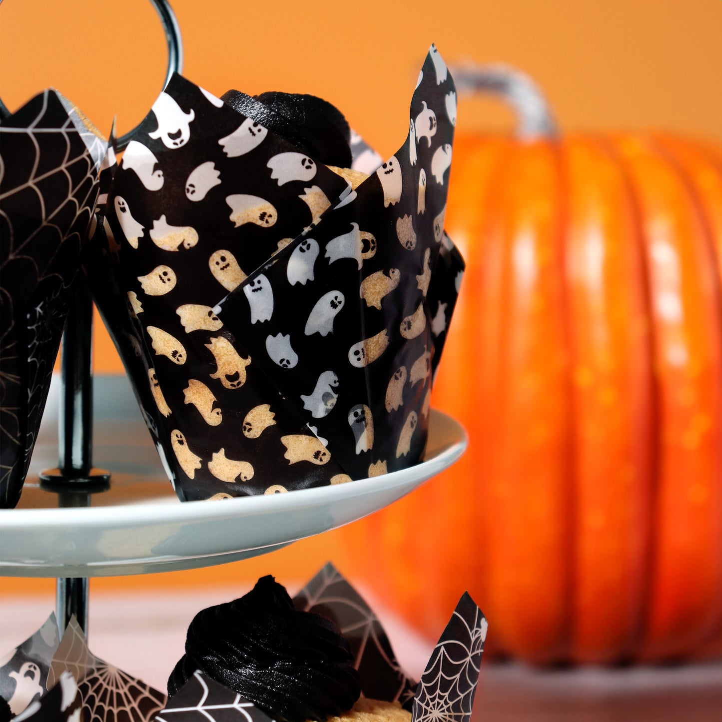 PME Tulip Muffin Backform -Spooky Night - 24 Stk