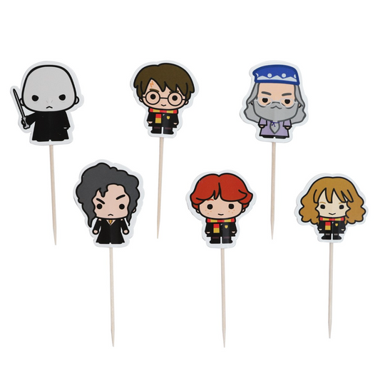 Harry Potter Cupcake Topper und Backförmchen - 12teilig