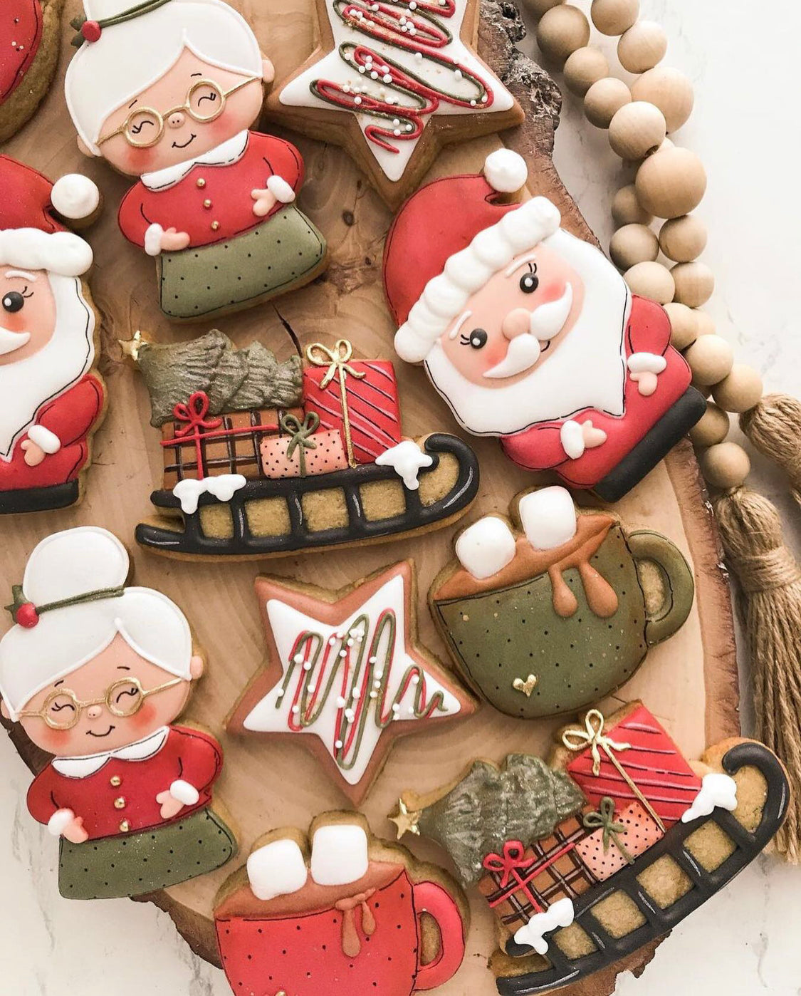 Ausstechform Mrs Santa
