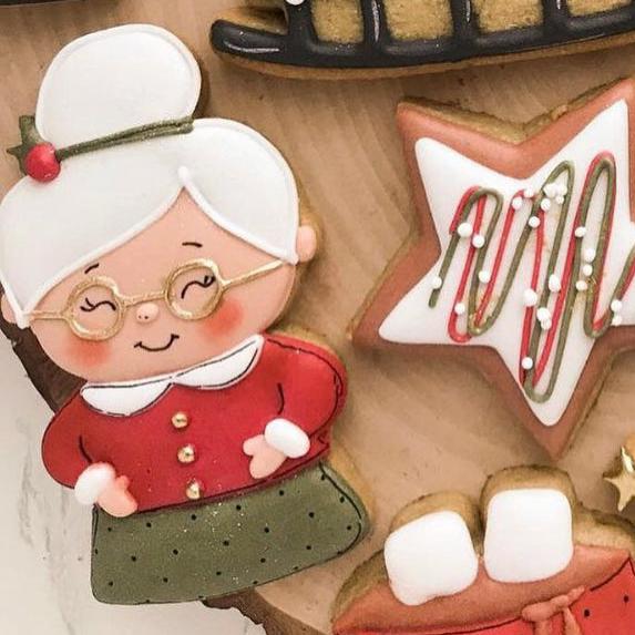 Ausstechform Mrs Santa