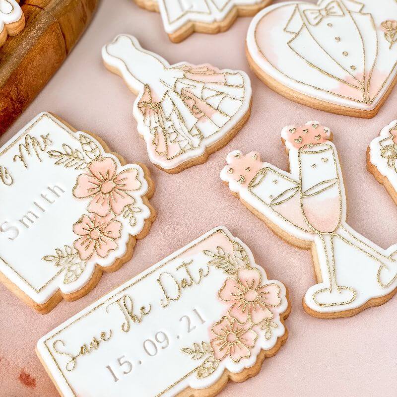 Lissie Lou Ausstechform samt Stempel - Elegantes Hochzeitskleid