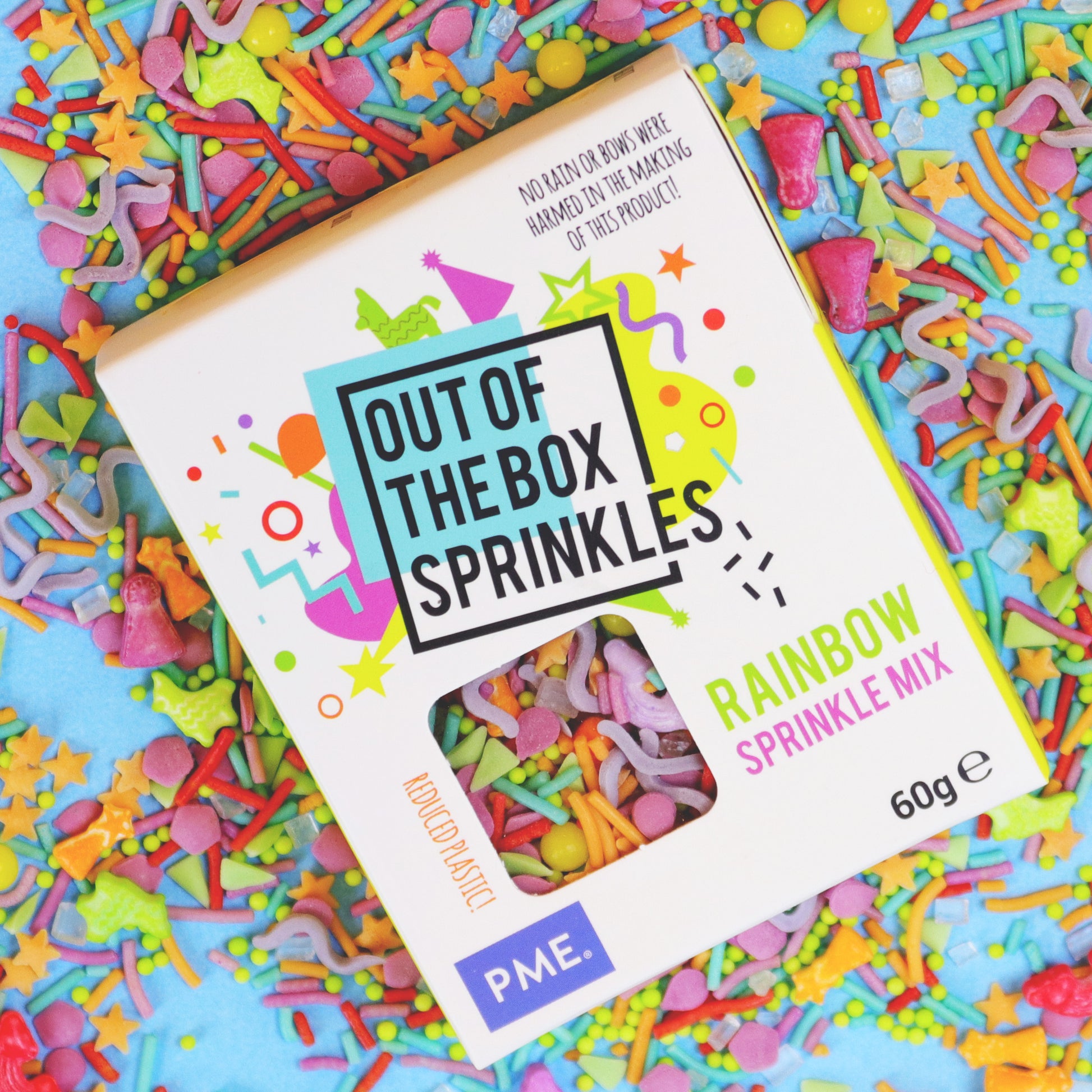 PME Out of the Box Zuckerstreusel Mix - Regenbogen - 60g