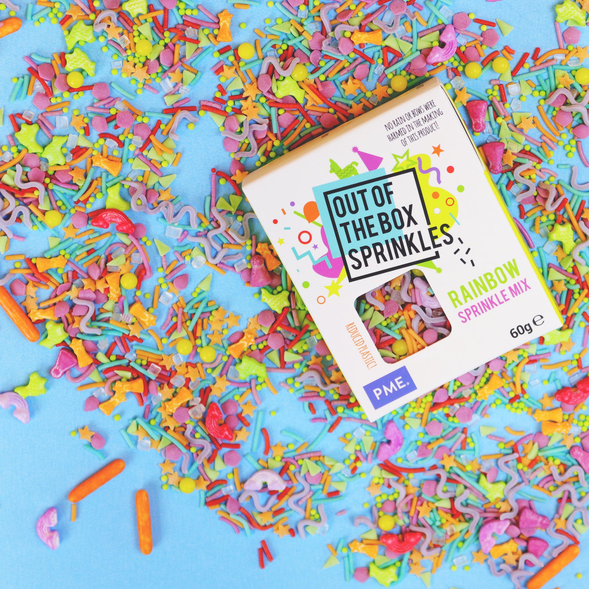 PME Out of the Box Zuckerstreusel Mix - Regenbogen - 60g