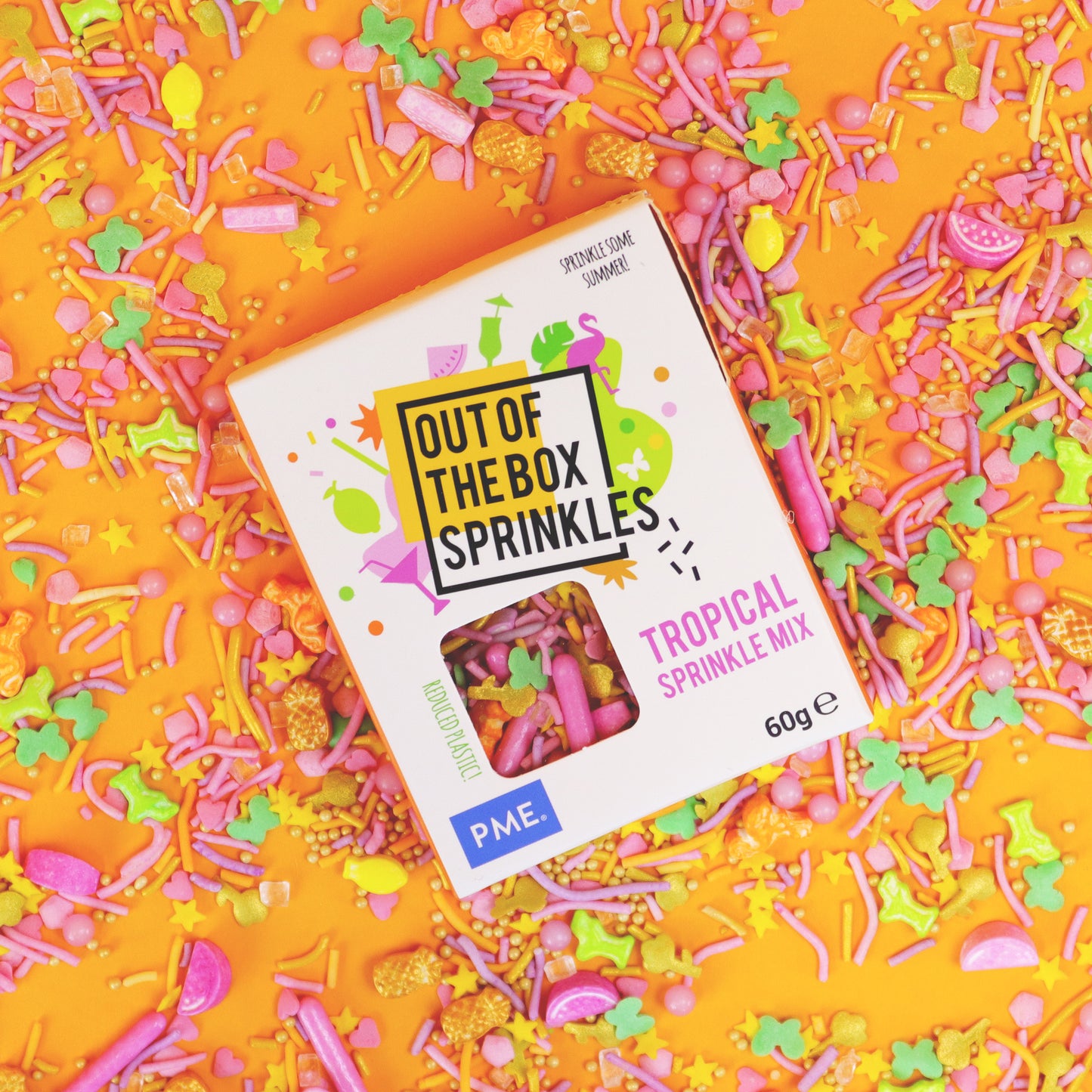 PME Out of the Box Zuckerstreusel Mix - Tropical - 60g