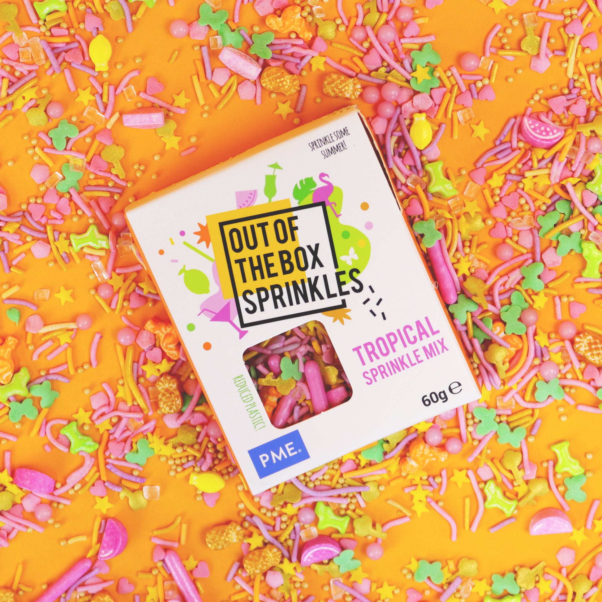 PME Out of the Box Zuckerstreusel Mix - Tropical - 60g