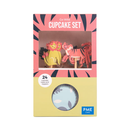 PME Cupcake Set - Safari - 24 Stk