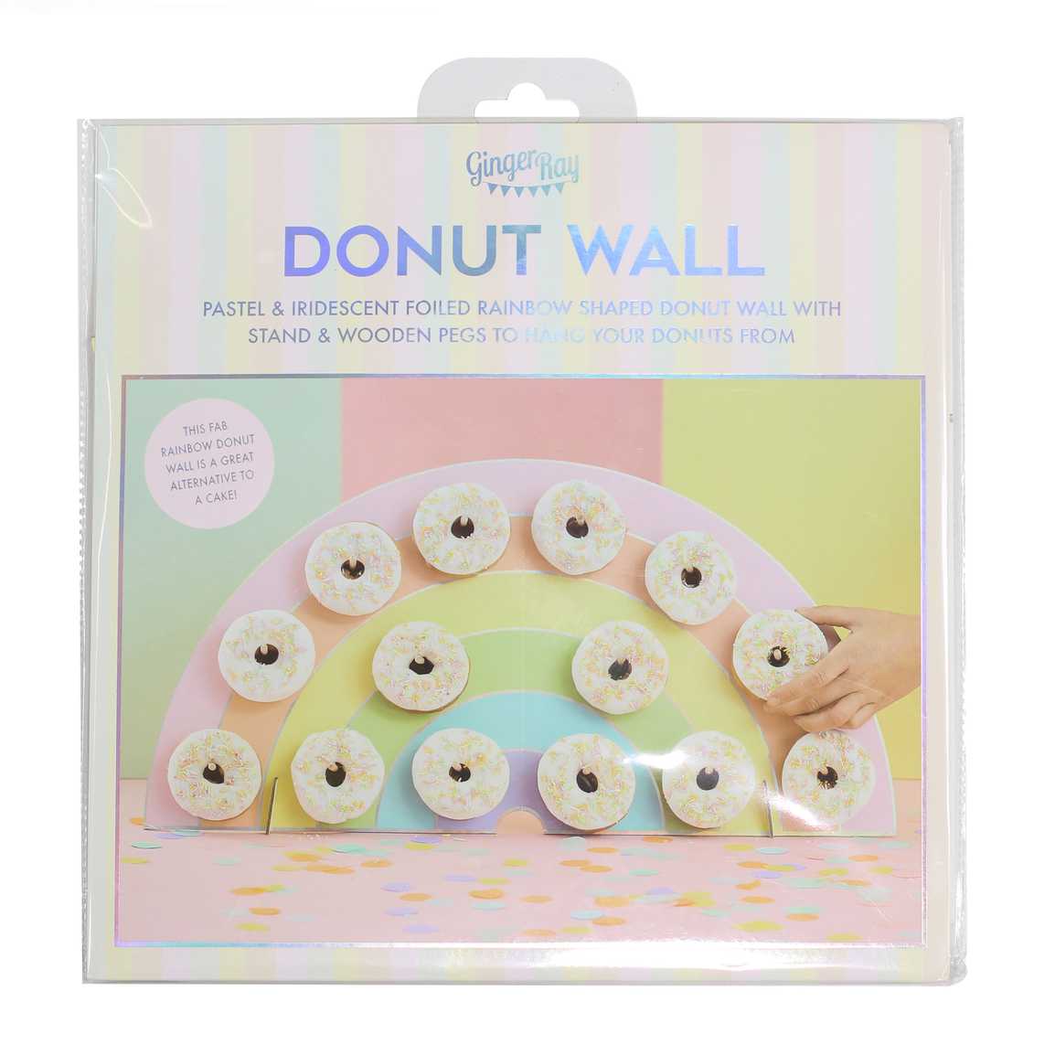 Donut Wand - Regenbogen