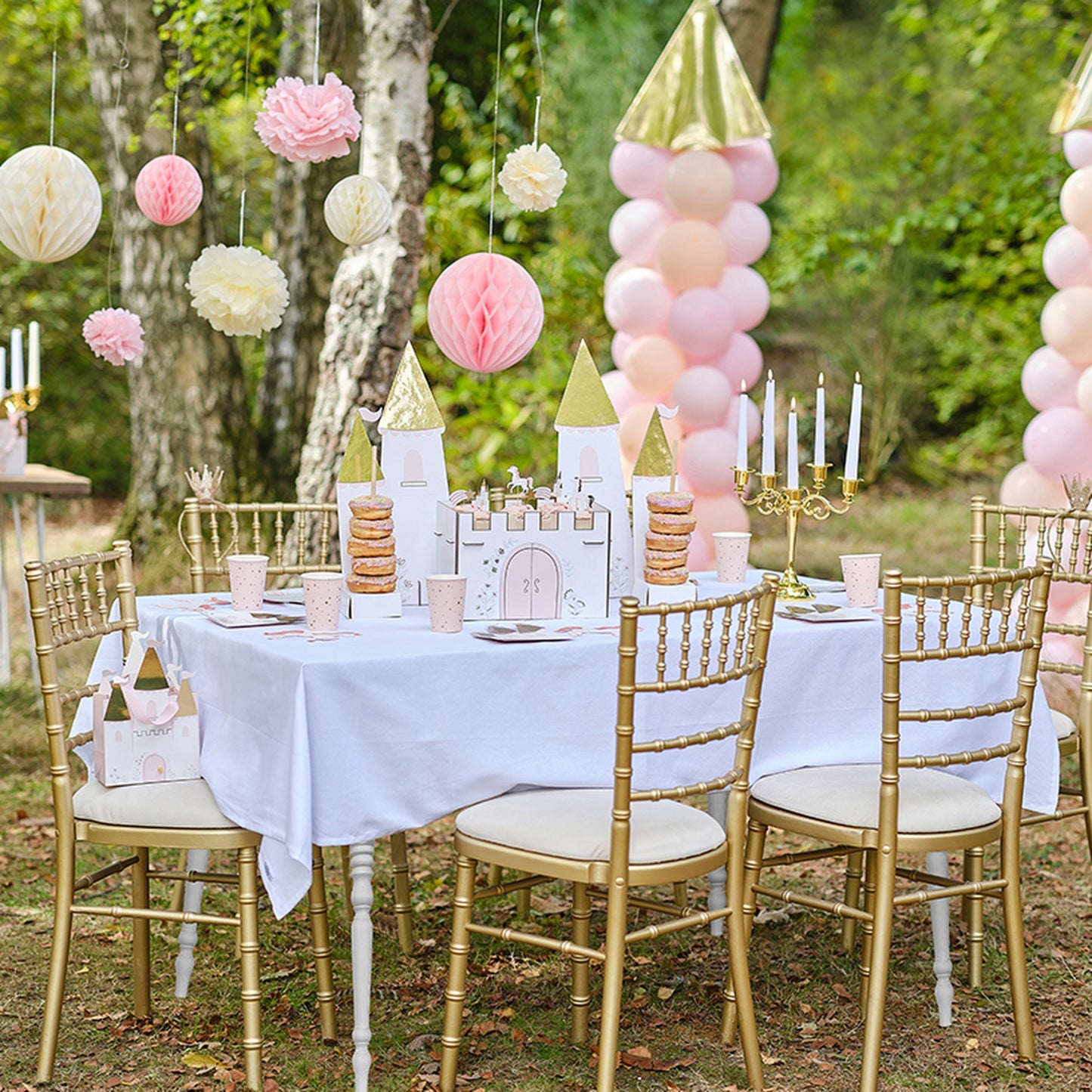 Cupcake und Donutstand - Prinzessinnen - Schloss