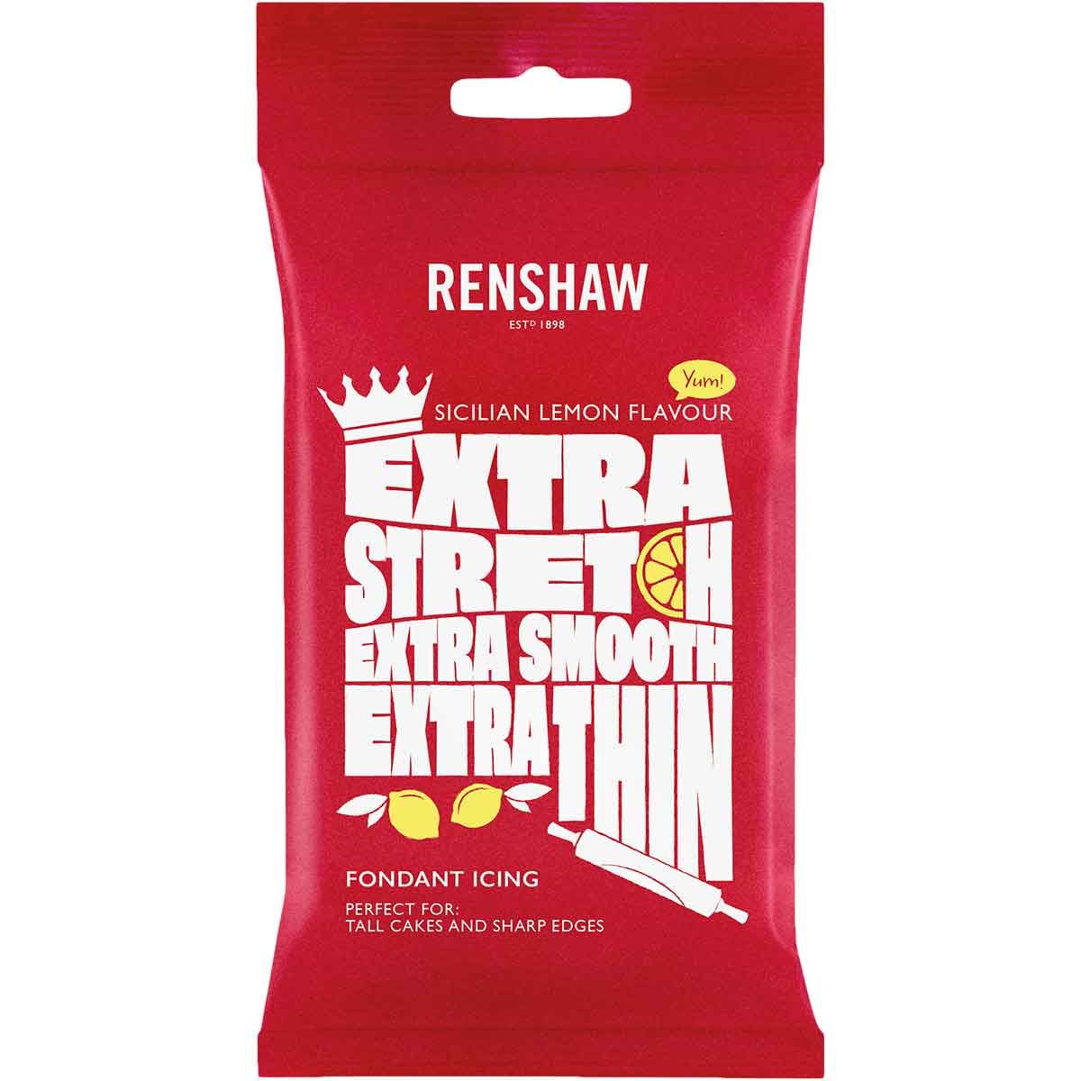 Renshaw Fondant Extra Weiss - Zitrone - 1kg