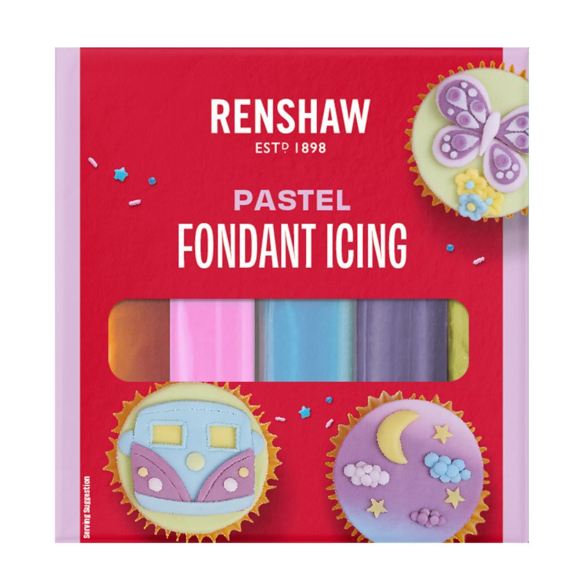 Renshaw Fondant Multipack - Pastell - 5x100g