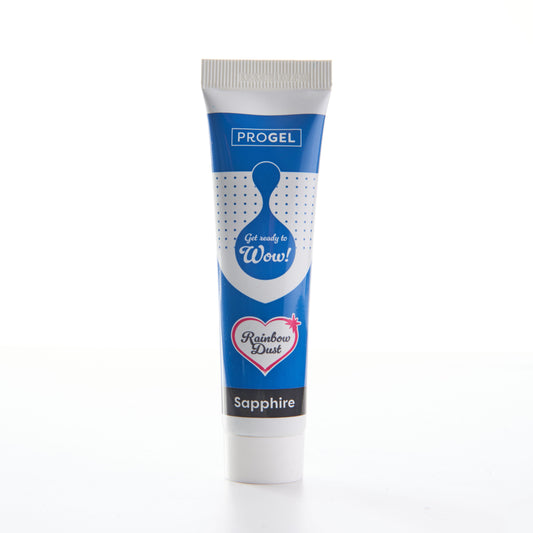 Rainbow Dust ProGel Lebensmittelfarbe - Saphire Blau