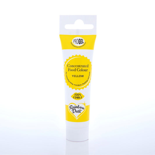 Rainbow Dust ProGel Lebensmittelfarbe - Yellow - Gelb