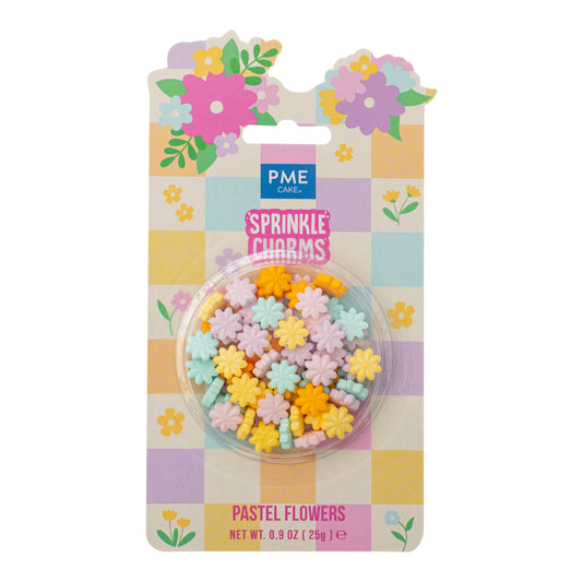 PME Zuckerstreusel - Pastell Blumen