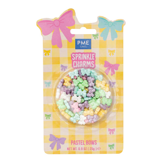 PME Zuckerstreusel - Schleifen pastell